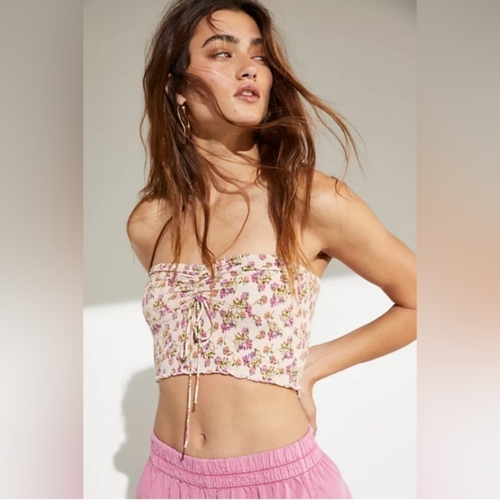 Free People Maia Smocked Bandeau